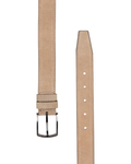 Luxury Double Ply Suede Leather Belt B 34 - Thumbnail