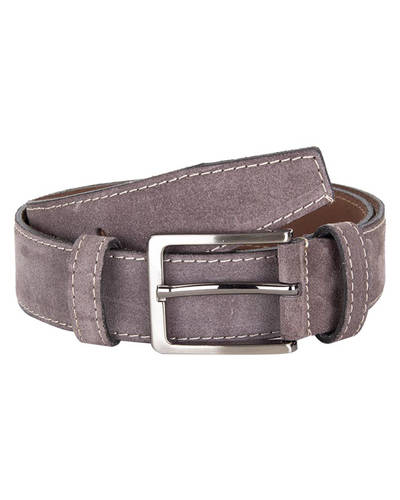 MAKROM - Luxury Double Ply Suede Leather Belt B 34 (Thumbnail - )