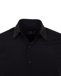 Luxury Fashion Mens Shirt with Shiny Details SL 6984 - Thumbnail