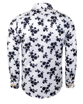 Luxury Floral Printed Long Sleeved Mens Shirt SL 6236 - Thumbnail