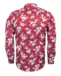 Luxury Floral Printed Long Sleeved Mens Shirt SL 6236 - Thumbnail