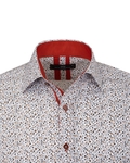 Luxury Floral Printed Long Sleeved Mens Shirt SL 6811 - Thumbnail