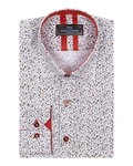Luxury Floral Printed Long Sleeved Mens Shirt SL 6811 - Thumbnail