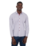 Luxury Floral Printed Long Sleeved Mens Shirt SL 6811 - Thumbnail