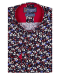 Luxury Floral Printed Mens Long Sleeved Mens Shirt SL 6848 - Thumbnail