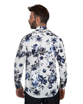 Luxury Flower Printed Long Sleeved Shirt SL 7092 - Thumbnail