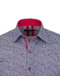 Luxury Flowers Printed Long Sleeved Mens Shirt SL 6807 - Thumbnail