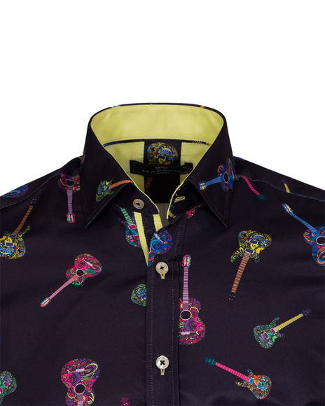 Luxury Guitars Printed Mens Shirt SL 6924