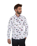 Luxury Guitars Printed Mens Shirt SL 6924 - Thumbnail