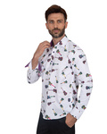 Luxury Guitars Printed Mens Shirt SL 6924 - Thumbnail