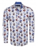 Luxury London Places Printed Long Sleeved Mens Shirt SL 5730 - Thumbnail