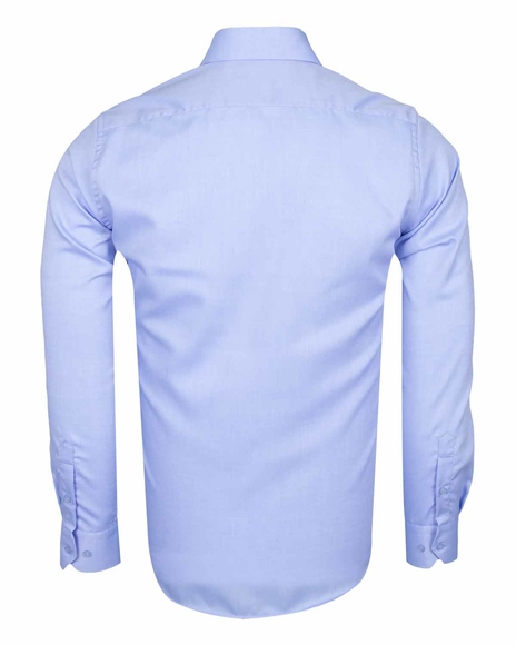 Oscar Banks - Luxury Long Sleeved Classical Cotton Mens Shirt SL 6418 (1)