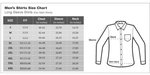 Luxury Long Sleeved Classical Cotton Mens Shirt SL 6418 - Thumbnail