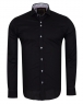 Luxury Long Sleeved Mens Shirt With Collar Contrast SL 6556 - Thumbnail