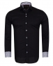 Luxury Long Sleeved Mens Shirt With Collar Contrast SL 6556 - Thumbnail