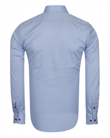 Luxury Long Sleeved Mens Shirt With Collar Contrast SL 6556