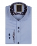 Luxury Long Sleeved Mens Shirt With Collar Contrast SL 6556 - Thumbnail