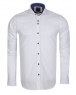 Luxury Long Sleeved Mens Shirt With Collar Contrast SL 6556 - Thumbnail