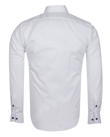 Luxury Long Sleeved Mens Shirt With Collar Contrast SL 6556