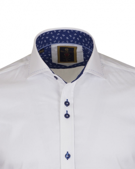 Luxury Long Sleeved Mens Shirt With Collar Contrast SL 6556