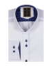 Luxury Long Sleeved Mens Shirt With Collar Contrast SL 6556 - Thumbnail