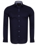 Luxury Long Sleeved Mens Shirt With Collar Contrast SL 6556 - Thumbnail