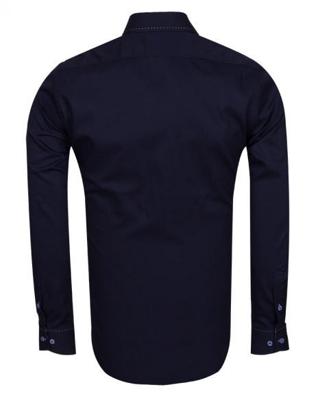 Luxury Long Sleeved Mens Shirt With Collar Contrast SL 6556