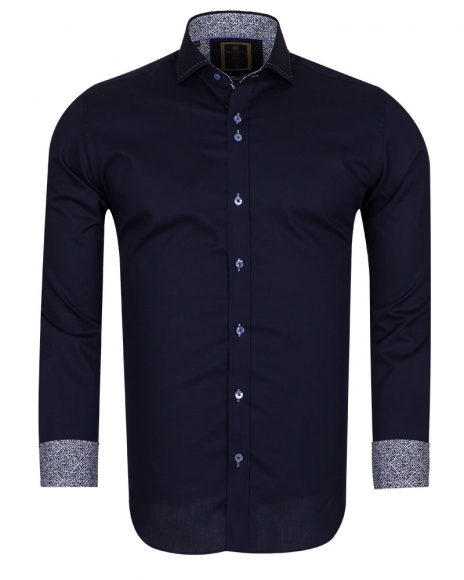 Luxury Long Sleeved Mens Shirt With Collar Contrast SL 6556