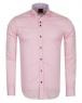 Luxury Long Sleeved Mens Shirt With Collar Contrast SL 6556 - Thumbnail