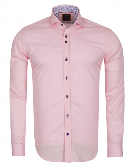 Luxury Long Sleeved Mens Shirt With Collar Contrast SL 6556