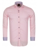 Luxury Long Sleeved Mens Shirt With Collar Contrast SL 6556 - Thumbnail