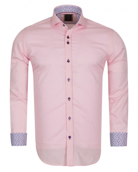 Luxury Long Sleeved Mens Shirt With Collar Contrast SL 6556