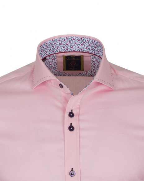 Luxury Long Sleeved Mens Shirt With Collar Contrast SL 6556