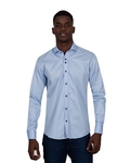 Luxury Long Sleeved Mens Shirt With Collar Contrast SL 7027 - Thumbnail