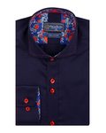 Luxury Long Sleeved Mens Shirt With Collar Contrast SL 7027 - Thumbnail