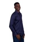 Luxury Long Sleeved Mens Shirt With Collar Contrast SL 7027 - Thumbnail