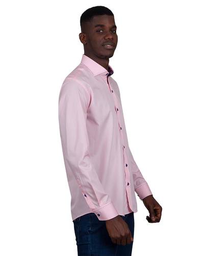 Luxury Long Sleeved Mens Shirt With Collar Contrast SL 7027