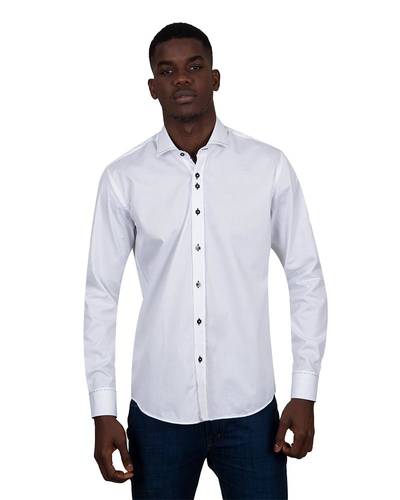 Luxury Long Sleeved Mens Shirt With Collar Contrast SL 7027