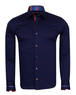 Luxury Long Sleeved Mens Shirt With Striped Details SL 6621 - Thumbnail