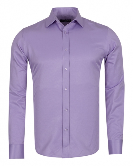 Luxury Long Sleeved Plain Classic Mens Shirt SL 1050-A