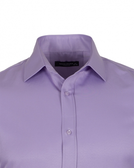 Luxury Long Sleeved Plain Classic Mens Shirt SL 1050-A