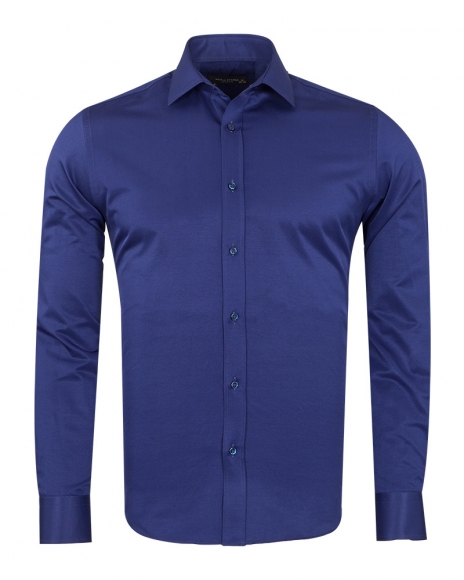 Luxury Long Sleeved Plain Classic Mens Shirt SL 1050-A