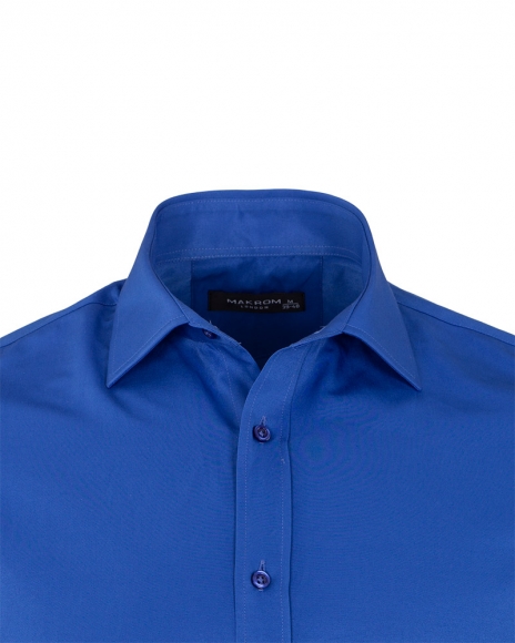 Luxury Long Sleeved Plain Classic Mens Shirt SL 1050-A