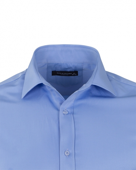 Luxury Long Sleeved Plain Classic Mens Shirt SL 1050-B