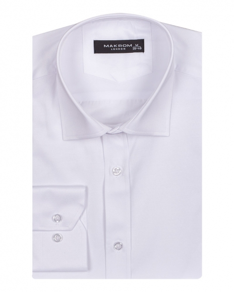 Luxury Long Sleeved Plain Classic Mens Shirt SL 1050-B