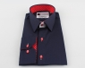 Luxury Long Sleeved Plain Colorful Mens Shirt SL 571 - Thumbnail