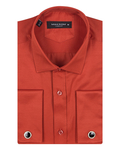 Luxury Long Sleeved Plain Colorful Mens Shirt SL 571 - Thumbnail