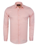 Luxury Plain Double Cuff Long sleeved Mens Shirt SL 5482 - Thumbnail