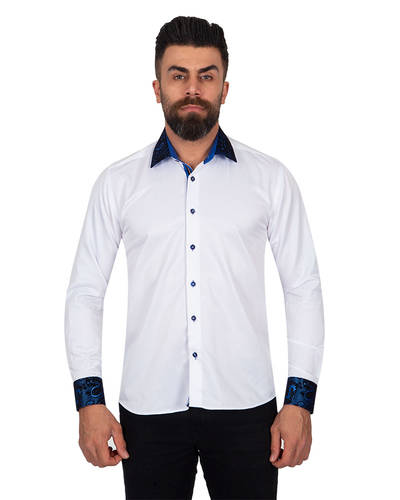 MAKROM - Luxury Makrom Long Sleeved Mens Shirt SL 5410