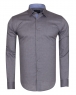 Luxury MAKROM Plain Long Sleeved Mens Shirt SL 5589 - Thumbnail